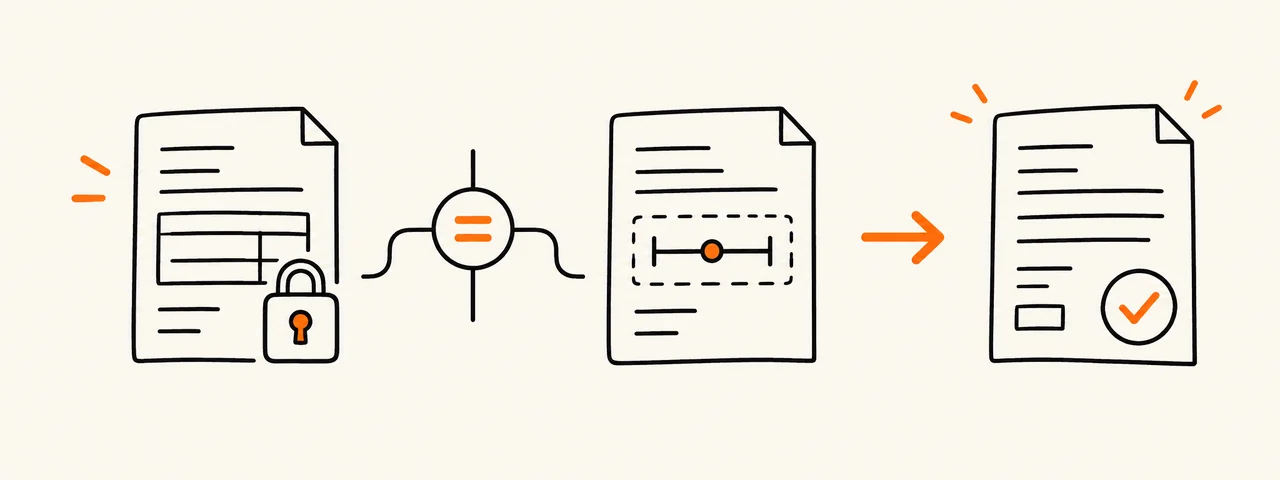 Quote and estimate documents compared by price certainty before work is approved